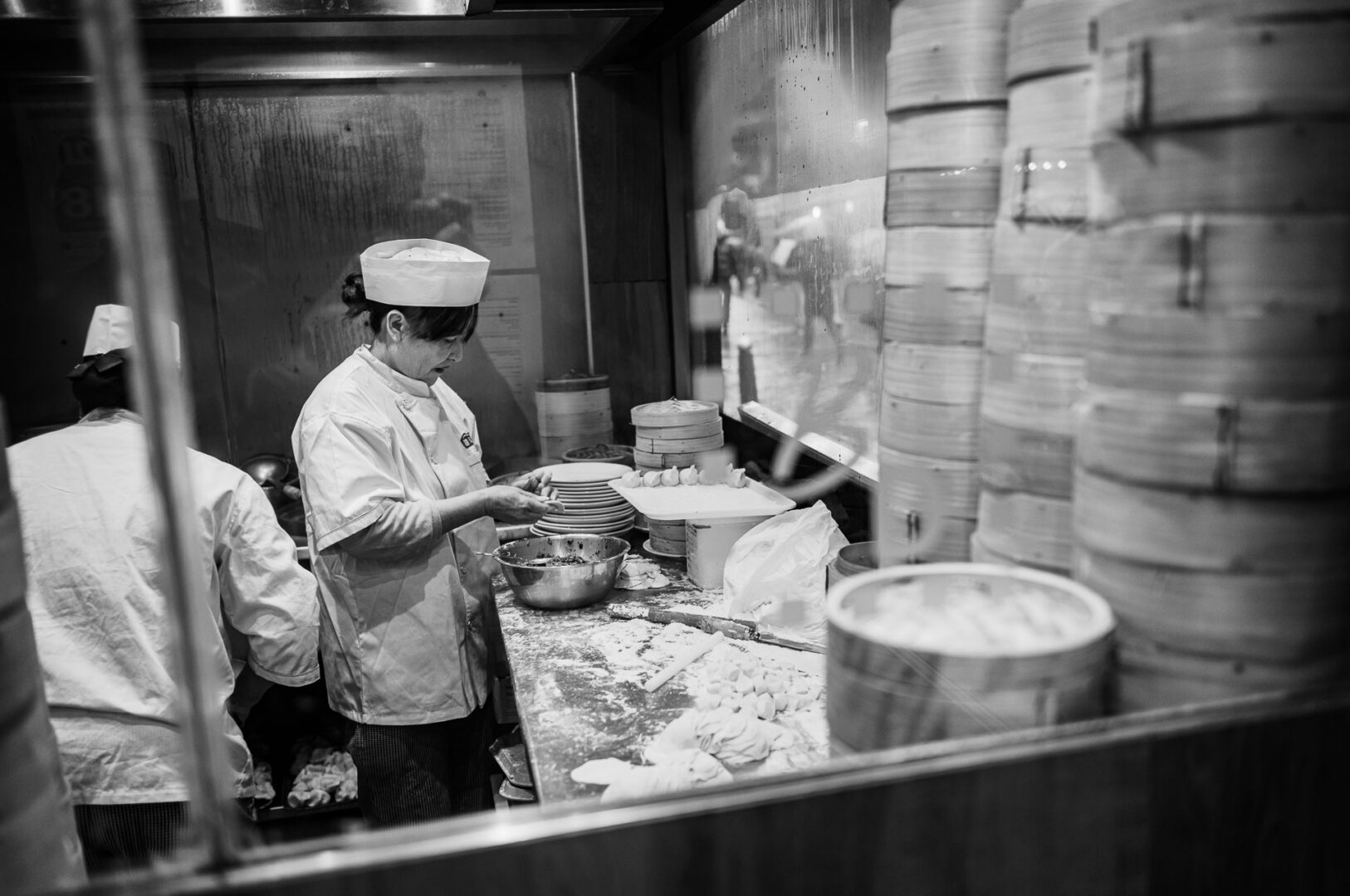 Rain, Reflections & Walking London with a Leica M11 (28mm) 14 A check readies food for the day at Beijing Dumpling in London