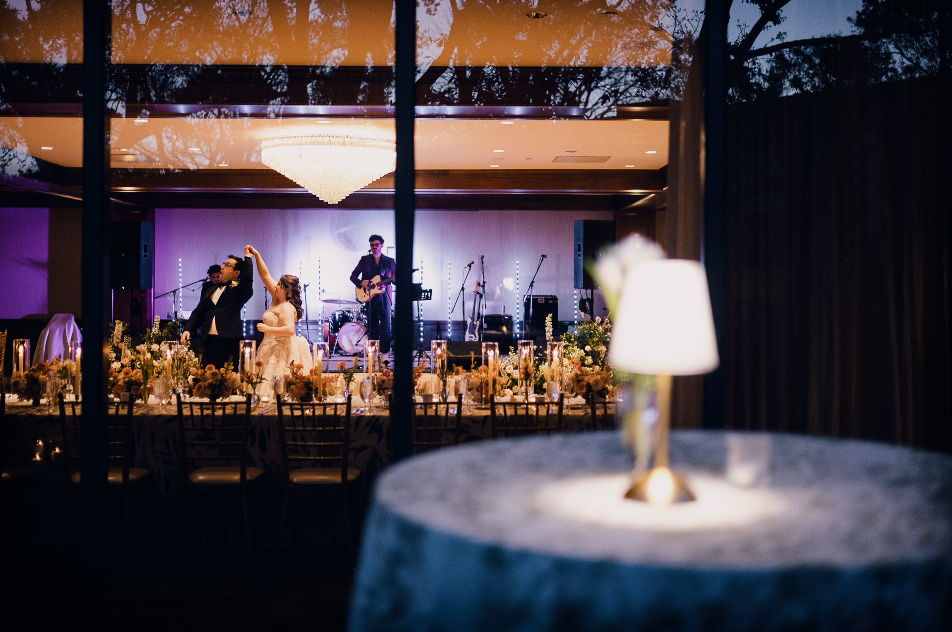 Oak Tree Ceremony & Candlelit Reception at The Houstonian 40 Exterior view of The Houstonian Hotel in Houston on the wedding day.