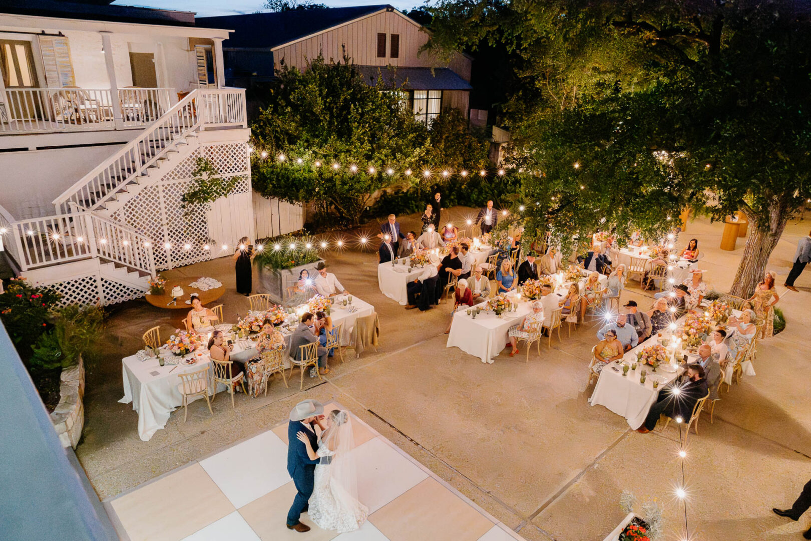 Bride and groom dancing during the evening reception at The Kendall.
