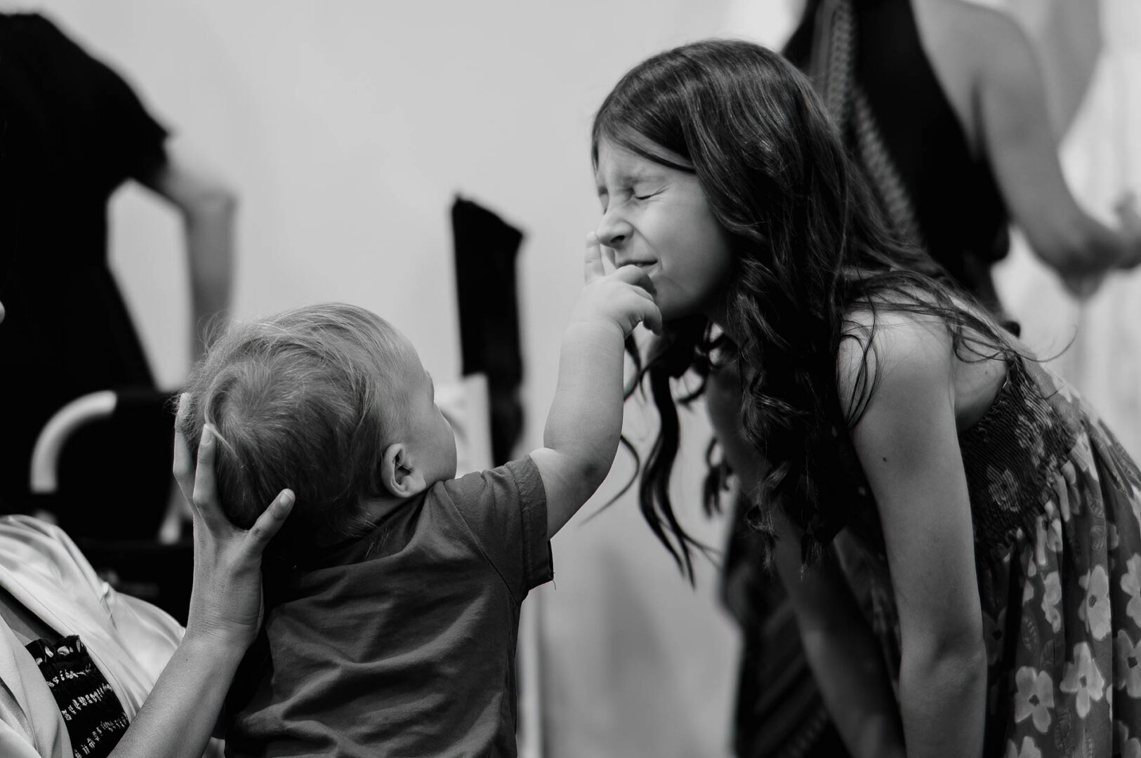 Tapatio Springs Hill Country Resort | Luana + Mack | Helotes 3 Child playfully interacting with girl
